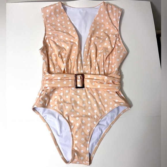 Sports Illustrated Swim Other - Sports Illustrated Polka Dot One Piece Swimsuit Women’s Size Large NWT